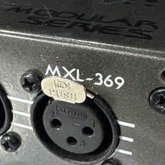 Hosa MXL-369 3-Point XLR Balanced Patchbay Module XLR3F to XLR3M