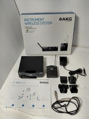 AKG Pro Audio WMS40 MINI Instrumental Set Band US 45A Wireless System – NEW