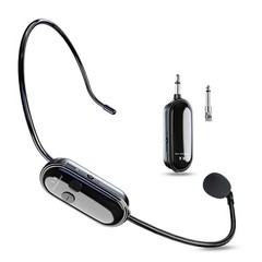 Portable PA System Wireless Microphone Headset Convenient for Outdoor Use