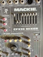 Mackie CFX20 MIXER 20 CHANNEL MIXER – Used
