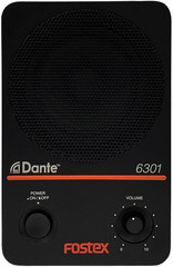 6301DT 4″ Powered Studio Monitor with DANTE, 20W D Class , RJ45 Dante Enabled