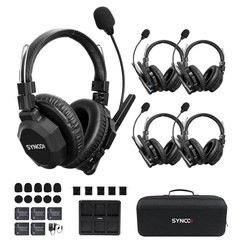 SYNCO Xtalk XMax5 X5 Wireless Intercom Headset Communication System 500m/1640ft