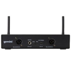 Gemini UHF-6200M Dual Channel Handheld UHF Wireless System