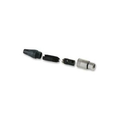 NEUTRIK NC4FXX 4-Pin XLR Female Cable Mount Connector – Nickel w/ Silver Pins