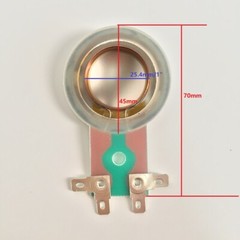 2 Replacement 1″ Titanium Diaphragm for Selenium 12CO2A, 15CO2A Horn Tweeter 8Ω