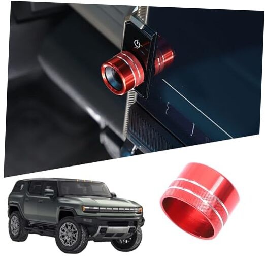 Centre Console Sound Volume Knob Trim Cover Compatible with 2024 2025 2026