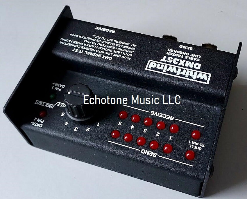 Whirlwind DMX35T DMX Lighting Cable Tester 3 year Warranty Made USA