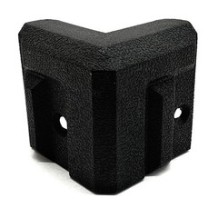 8 Pack 2 Hole Plastic Cabinet Speaker Box Amp Rack DJ Case Corner Protectors