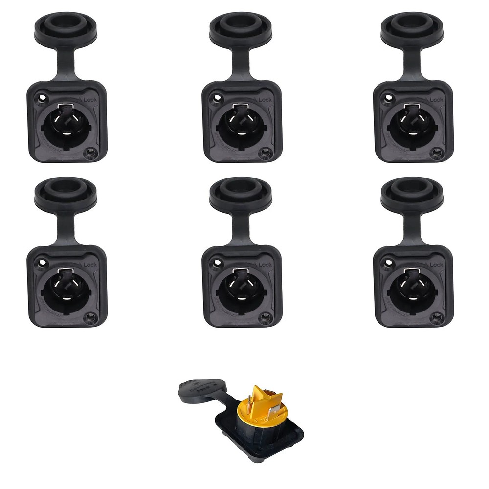 6 True1 Power Panel Connector Male -Waterproof IP65 protection by PROX