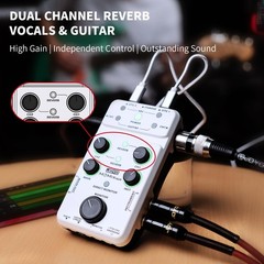 JOYO Audio Mixer USB Audio Interface Stereo XLR+48V Phantom Power Mixer for L…