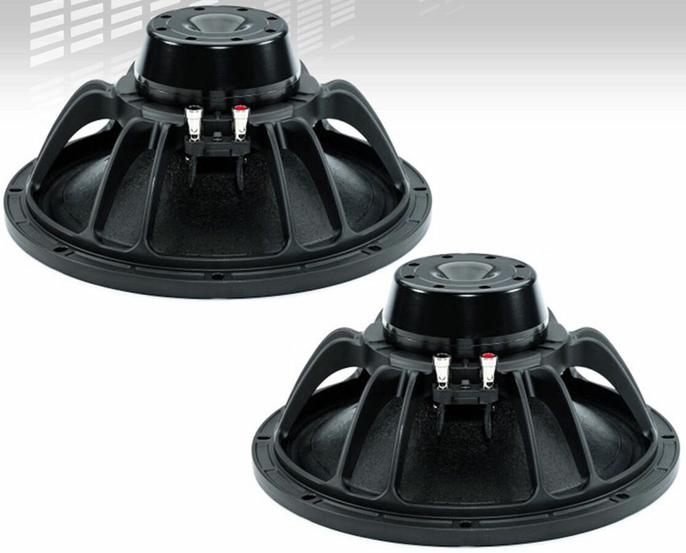 2x B&C 12NDL76 12″ Neodymium Midrange Replacement Midbass Woofer 800 Watts 8-Ohm