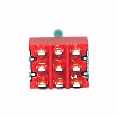 50pc Miniature Toggle Switch 1M33T1B3M1QES On/Off/On 9P 3PDT 2A250V 5A120V