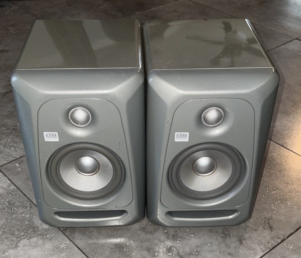 KRK Systems Rokit Powered 5 RPG2 Studio Monitor Speaker Pair TESTED