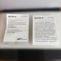SONY ECM-S1 wireless streaming microphone body [Used item]