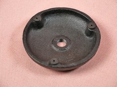 Desktop Threaded Cast Iron Microphone Stand 6 Inch Wide Base