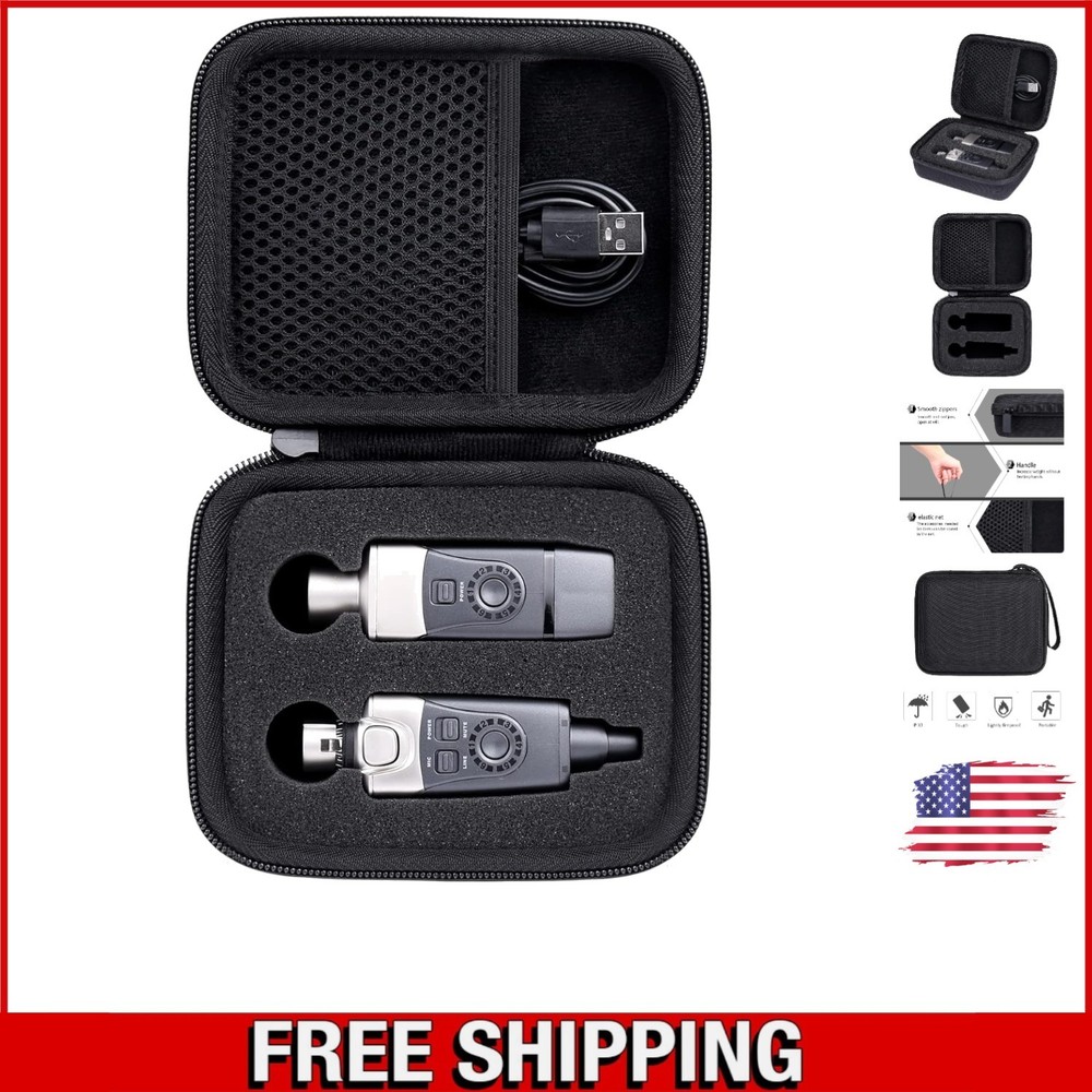 Luxury Hard Case for Xvive U3 U3C Wireless Microphone System – Shockproof & S…
