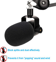 Podmic Pop Filter Windscreen – Perfect Mic Foam Cover Compatible for Rode Podmic