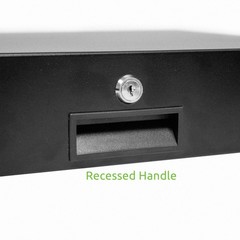 19″ Rack Mount 2U Locking Drawer Pro Audio DJ Server Rack Lock Storage Cabinet
