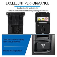 Power Outlet Inverter Compatible with Dodge Ram 1500 2500 3500 4500/5500 2013