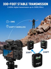 US SYNCO G2(A2) Wireless Lavalier Microphone System for Camera Tablet Phone Vlog