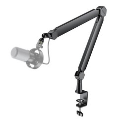 FIFINE Mic Arm Stand, Microphone Boom Arm with Desk Clamp, Cable Channels, 3/…