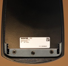 Shure Microphone (MX410) and Wireless Base (MX890) G5 Band