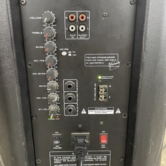 Nutek TS-70215BL Active PA Speaker Tested Working No Battery