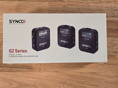 SYNCO Wireless Lavalier Microphone 2.4G Dual Transmitter G2A2 – Black