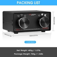 Little Bear Mc3 3in3out Xlr Balanced/rca Stereo Converter Audio Selector Splitte