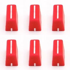 6pcs Fader Knob Cap For Denon Numark (Red) Pioneer DDJ-SX SZ Rane 61 62 64 68 D
