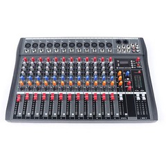 8/12/16 Channel Mixing Console Sound Pro USB Bluetooth Live Studio Audio Mixer