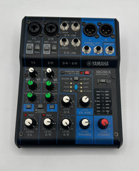 Yamaha MG06X 6-Channel Desktop Mixing Console w/ Phantom Power, FX