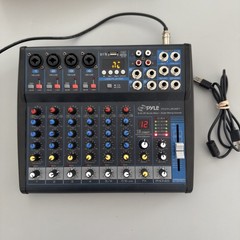 Pyle PMXU83BT 8ch BT Streaming Studio Mixer / DJ Audio Console