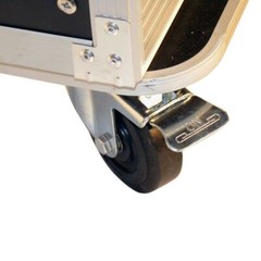 Pro X T-12MRSS 12U x 10U Slant Combo DJ / Mixer Rack Case w/ 4″ Wheels/Casters