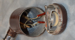 Unbranded Brown Microphone on Astatic Base Unknown Model