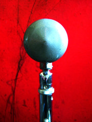 Vintage 1960’s Astatic 10-C ceramic microphone Hi Z harp w F-11 cable adapter #1