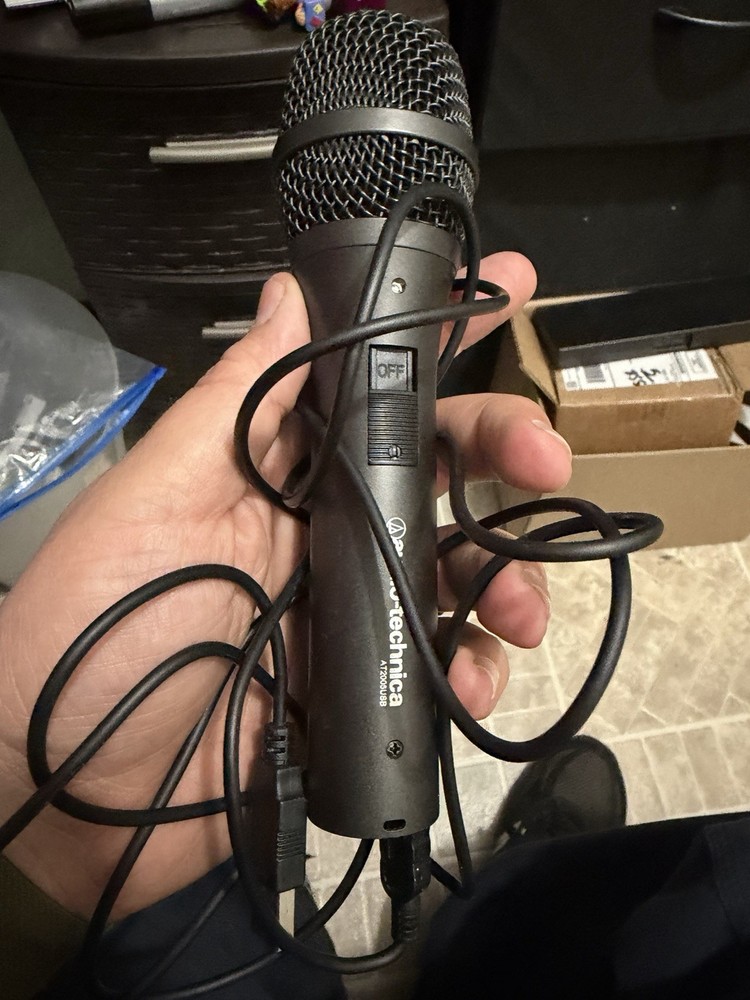 Audio-Technica AT2005USB Wired Professional Dynamic Microphone Mic Only