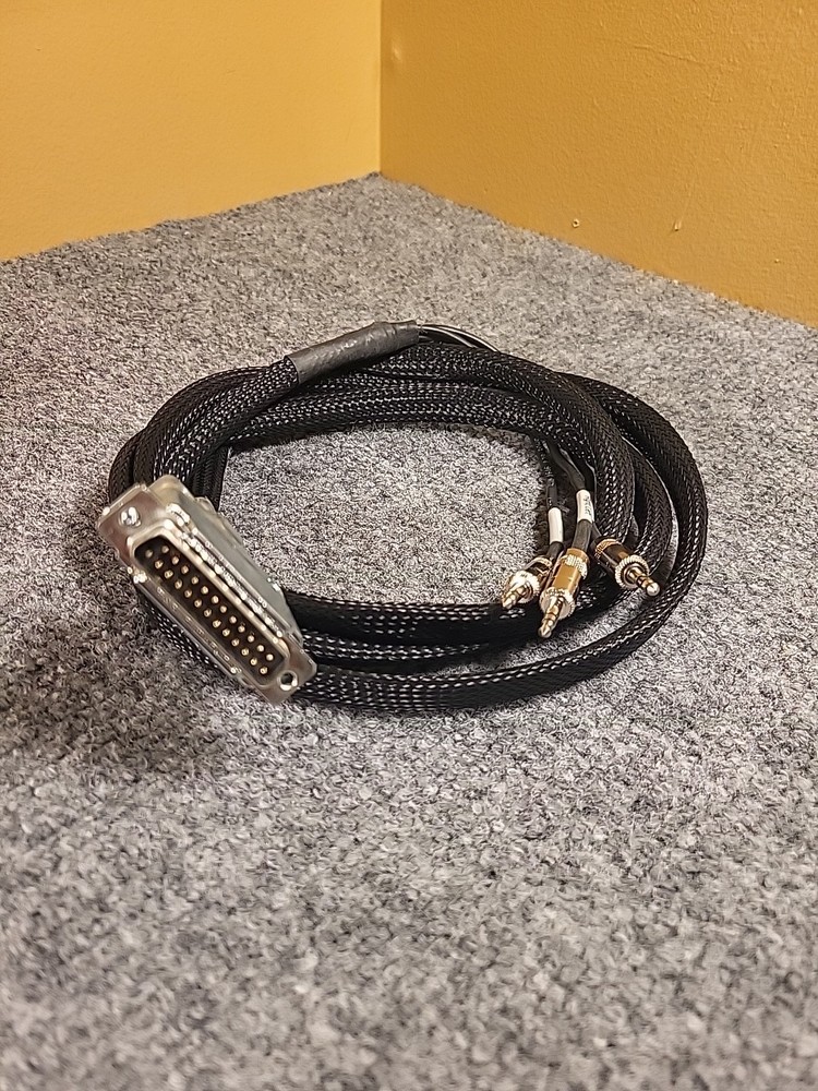 DB25 to TRS 3 Channel Analog Audio Input or Output Cable 6 Ft