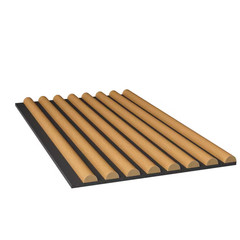 Acousticpro 1 In. X 1 Ft. X 8 Ft. Noise Cancelling Half round MDF Sound Absorbin