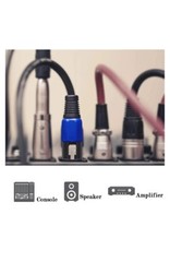 2pcs Twist Lock Speakon Male Plug to XLR Jack Female Cable Loudspeaker Lead 10FT