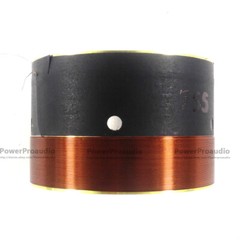 2pcs(1pair) 75.5mm White aluminum Bass voice coil Pure copper Round wire 8ohm