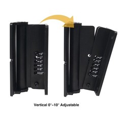 Sound Town 2-Pack Speaker Wall Brackets Angle Adjustment 4.25″ x 2″(CWB-1A-PAIR)