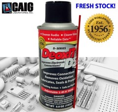 6-pack DeoxIT D5S-6-LMH, Spray LMH Can, 5% Solution, 5oz, FRESH STOCK CAIG LABS