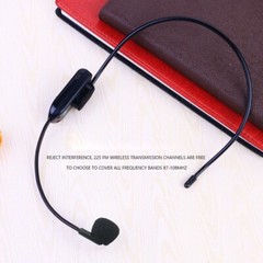 FM Wireless Microphone Headset Megaphone Radio Mic For Loudspeaker For Teaching