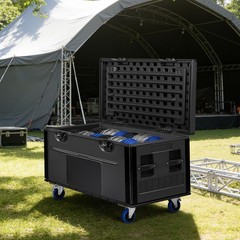 44″ Heavy Duty Stage Equipment Road Case with Casters for LED Screen Audio Gear