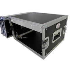 ProX 8U Deluxe DJ Pro Audio Effects Amp Rack Case 14″ Deep Mounting Rail