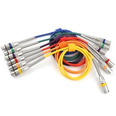 6 Pack 6.6ft Multi-Color XLR Microphone Cables, 3-Pin Balanced XLR Male to Fe…