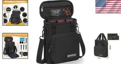 Wireless Microphone Case with Foam – Black/.