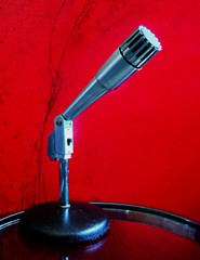 Vintage 1960’s Lafayette 99-45460 dynamic microphone Calrad Lafayette w stand #2