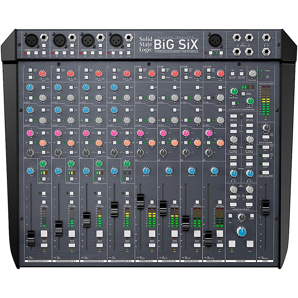 Solid State Logic BiG SiX Professional Desktop Summing Mixer